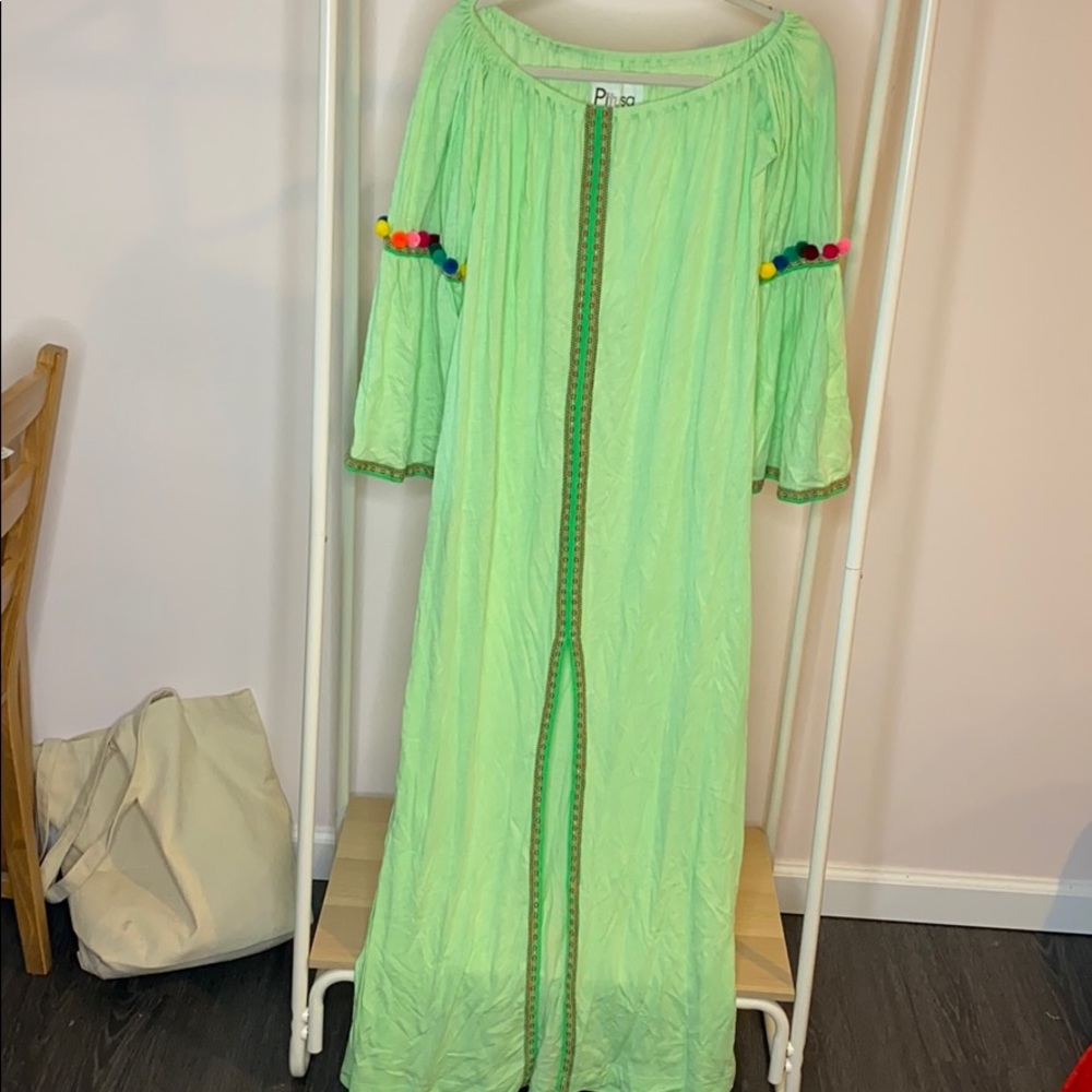 PITUSA maxi dress - over the shoulders